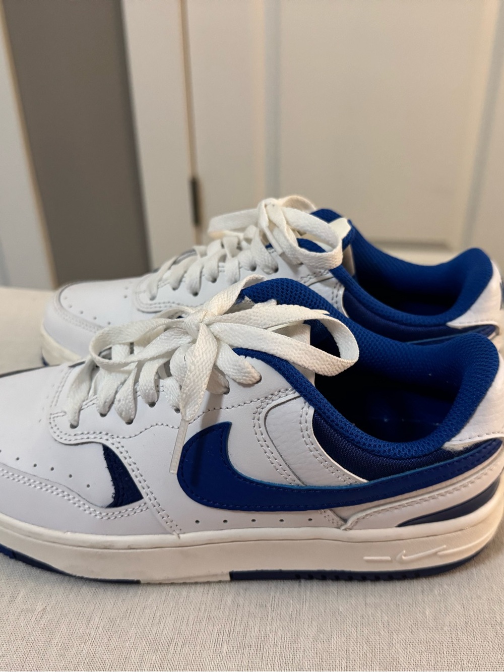 Nike Gamma Force Lifestyle Sneakers in White and Game Royal